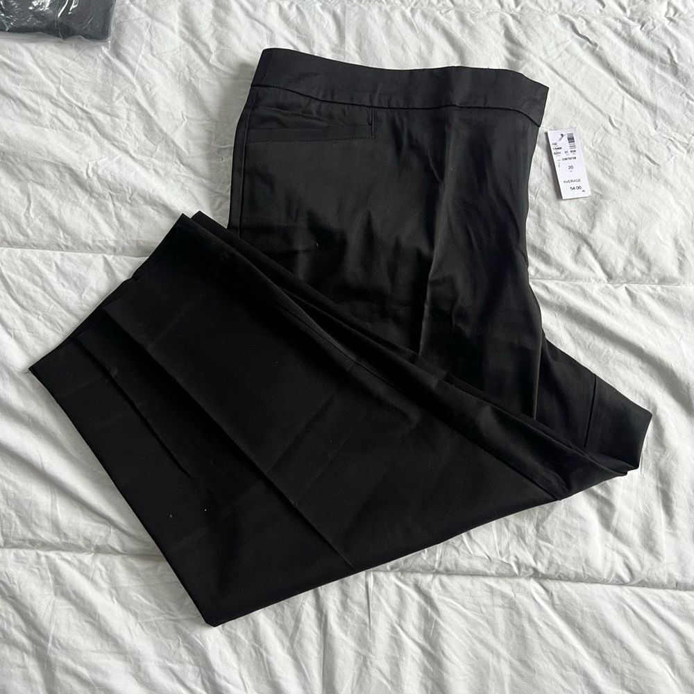 Avenue capri pants black 20 nwt